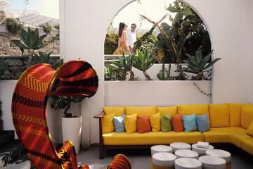 Lobby sitting area
