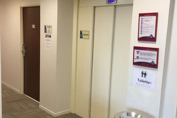 Interior entrance