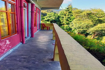 outside