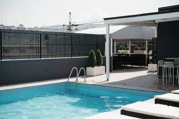 Rooftop pool