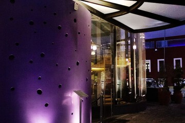Front of property - evening/night