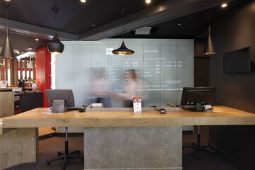 Interior entrance