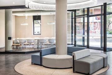 Lobby sitting area