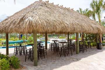 Poolside bar