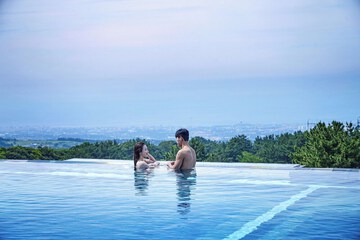 Rooftop pool