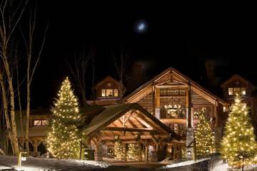 Front of property - evening/night