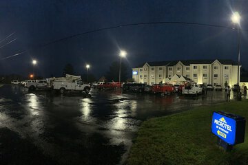 Front of property - evening/night