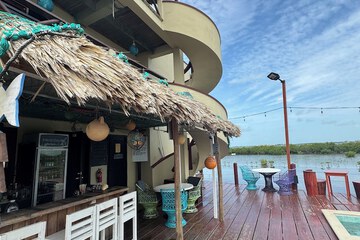 Poolside bar