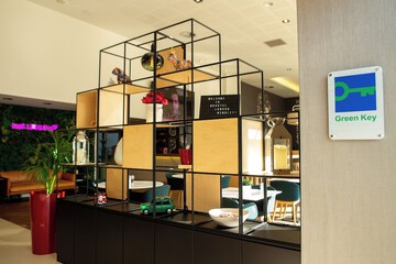 Interior entrance