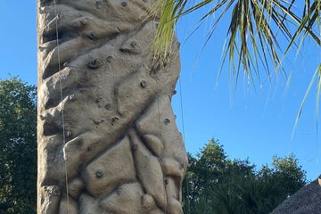 Outdoor rock climbing