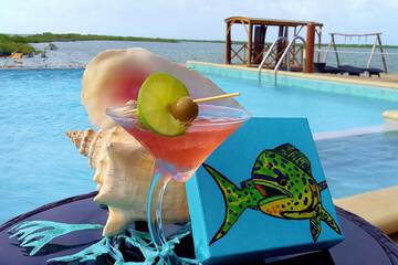 Poolside bar