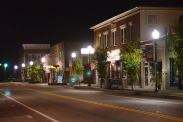 Front of property - evening/night