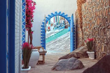 Interior entrance