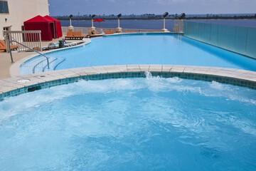 Rooftop pool