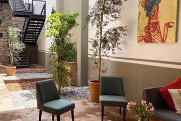 Lobby sitting area