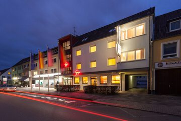 Front of property - evening/night