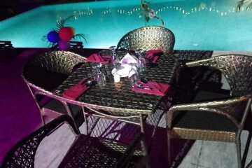 Rooftop pool