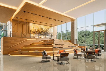 Lobby sitting area