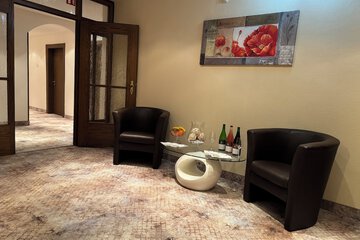 Lobby sitting area