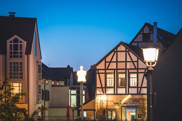 Front of property - evening/night