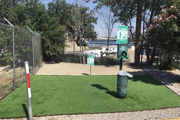 Outdoor wedding area