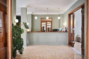 Interior entrance