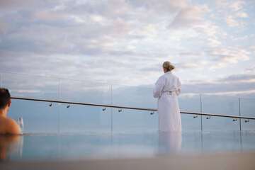 Rooftop pool