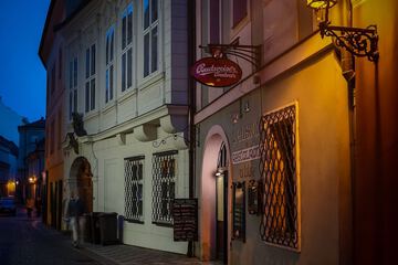 Front of property - evening/night