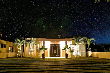 Front of property - evening/night