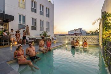 Rooftop pool