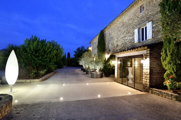 Front of property - evening/night