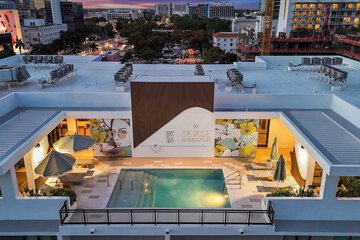 Rooftop pool