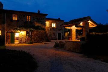 Front of property - evening/night