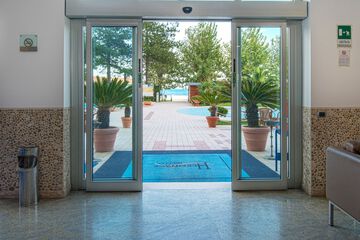 Interior entrance