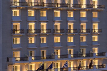 Front of property - evening/night