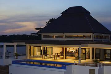 Front of property - evening/night