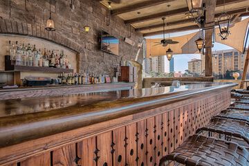 Poolside bar