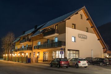 Front of property - evening/night