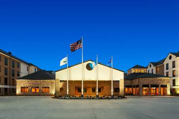 Front of property - evening/night