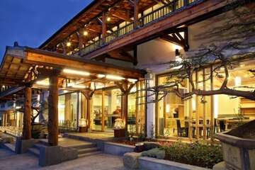 Front of property - evening/night
