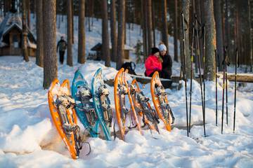 Snowshoeing