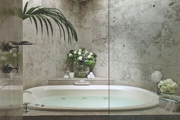 Deep soaking bathtub