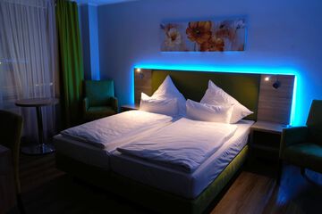 Front of property - evening/night