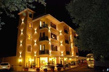 Front of property - evening/night
