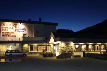 Front of property - evening/night