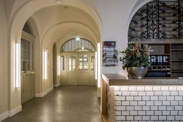 Interior entrance