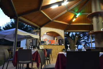 Poolside bar