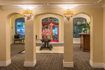 Interior entrance