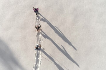 Snowshoeing