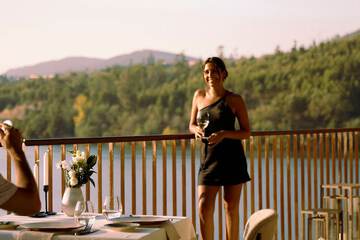 Couples dining